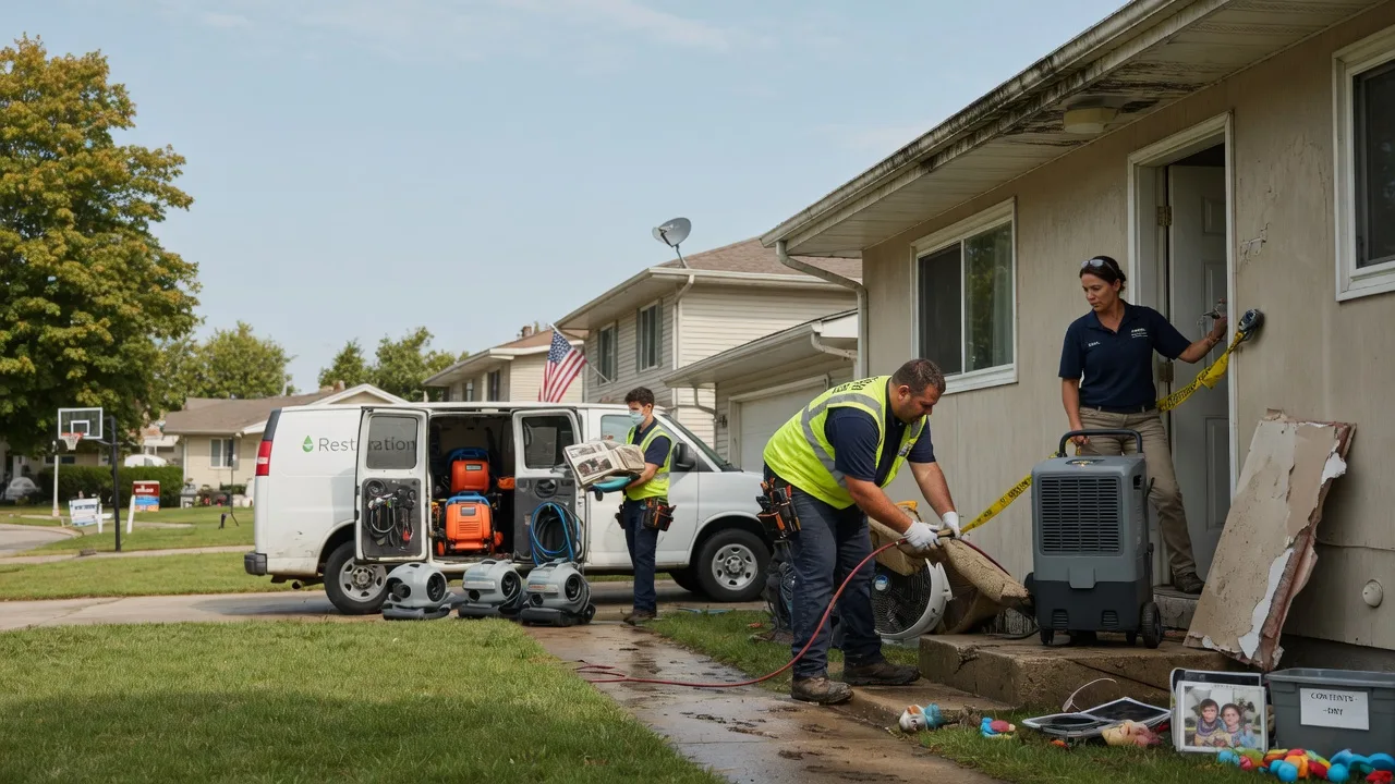 Water Damage Restoration in Leesville, OH near me